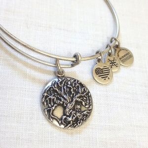 Tree of Life Alex and Ami Bracelet sterling silver adjustable bracelet flag